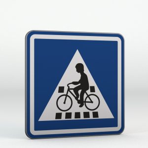 Dopravní značka IP7 | Přejezd pro cyklisty