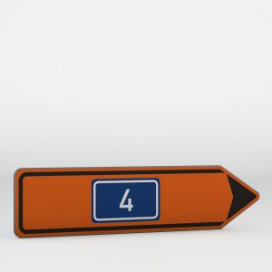 Dopravní značka IS11d | Směrová tabule pro vyznačení objížďky