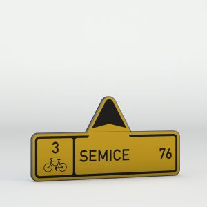 Dopravní značka IS19a | Směrová tabule pro cyklisty