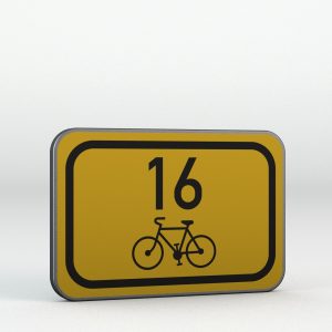 Dopravní značka IS21a |  Směrová tabulka pro cyklisty