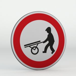 Dopravní značka B10 | Zákaz vjezdu ručních vozíků