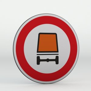 Dopravní značka B18 | Zákaz vjezdu vozidel přepravujících nebezpečný náklad
