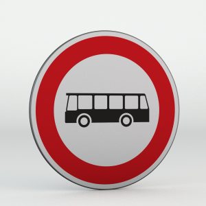 Dopravní značka B5 | Zákaz vjezdu autobusů