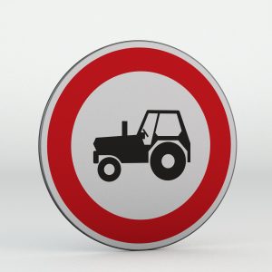 Dopravní značka B6 | Zákaz vjezdu traktorů