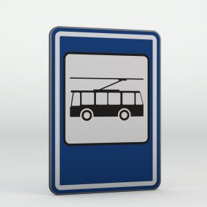 Dopravní značka IJ4e | Zastávka trolejbusu