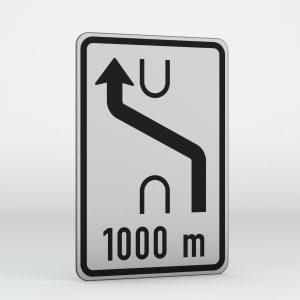Dopravní značka IS10a | Návěst změny směru jízdy