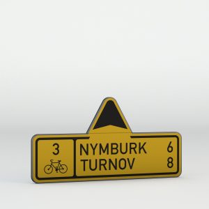 Dopravní značka IS19d | Směrová tabule pro cyklisty