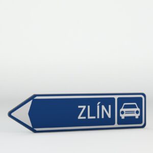 Dopravní značka IS2b | Směrová tabule pro příjezd k silnici pro motorová vozidla
