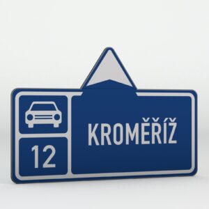Dopravní značka IS2d | Směrová tabule před nájezdem na silnici pro motorová vozidla