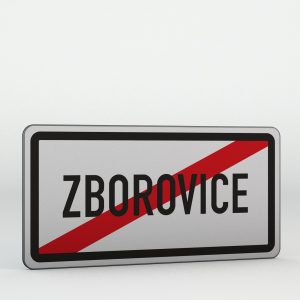 Dopravní značka IZ4b | Konec obce
