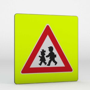 Dopravní značka A12b | Děti (Zvýrazněná)