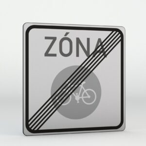 Dopravní značka IZ9b | Konec zóny pro cyklisty